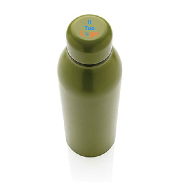 Bottiglia termica in acciaio riciclato RCS 500ml - personalizzabile con logo