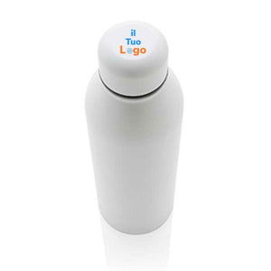 Bottiglia termica in acciaio riciclato RCS 500ml - personalizzabile con logo