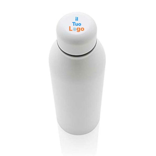 Bottiglia termica in acciaio riciclato RCS 500ml - personalizzabile con logo