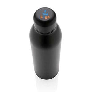 Bottiglia termica in acciaio riciclato RCS 500ml - personalizzabile con logo