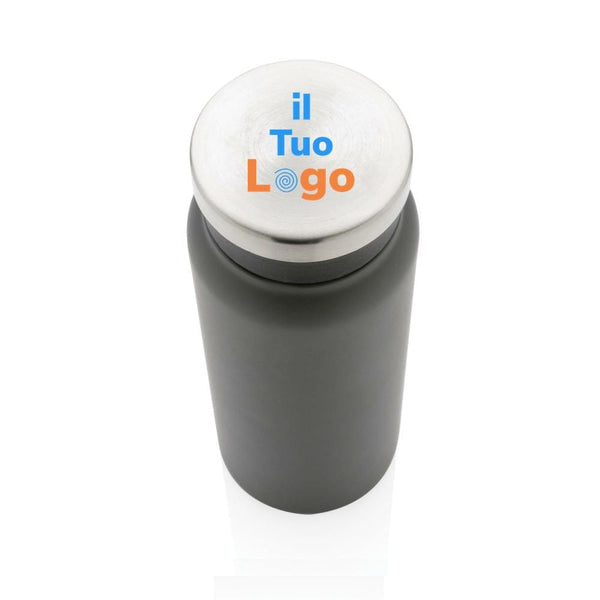 Bottiglia termica in acciaio riciclato RCS 600ml - personalizzabile con logo