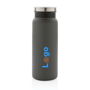 Bottiglia termica in acciaio riciclato RCS 600ml - personalizzabile con logo