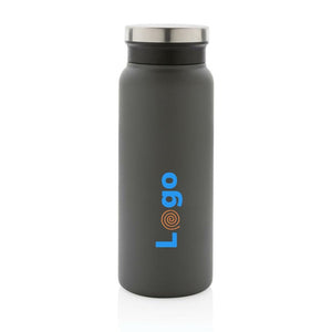 Bottiglia termica in acciaio riciclato RCS 600ml - personalizzabile con logo