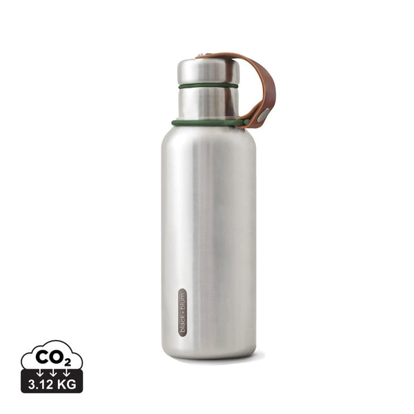 Bottiglia termica piccola Black+Blum 500ml verde oliva - personalizzabile con logo