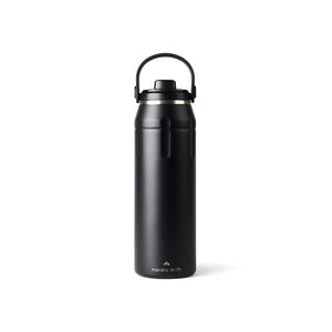 Bottiglia termica sportiva Nordic Drift Trail RCS 940ML nero - personalizzabile con logo