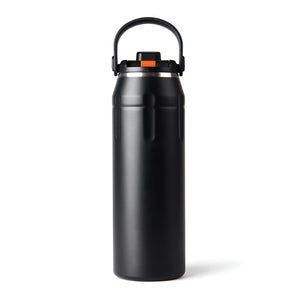Bottiglia termica sportiva Nordic Drift Trail RCS 940ML nero - personalizzabile con logo