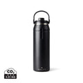 Bottiglia termica sportiva Nordic Drift Trail RCS 940ML nero - personalizzabile con logo
