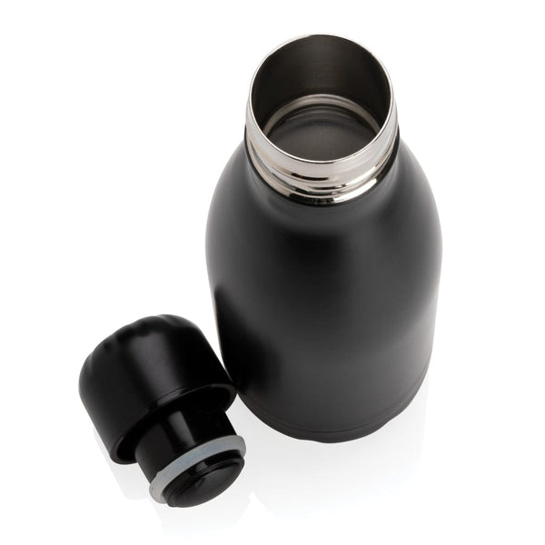 Bottiglia termica tinta unita in acciaio 260ml - personalizzabile con logo