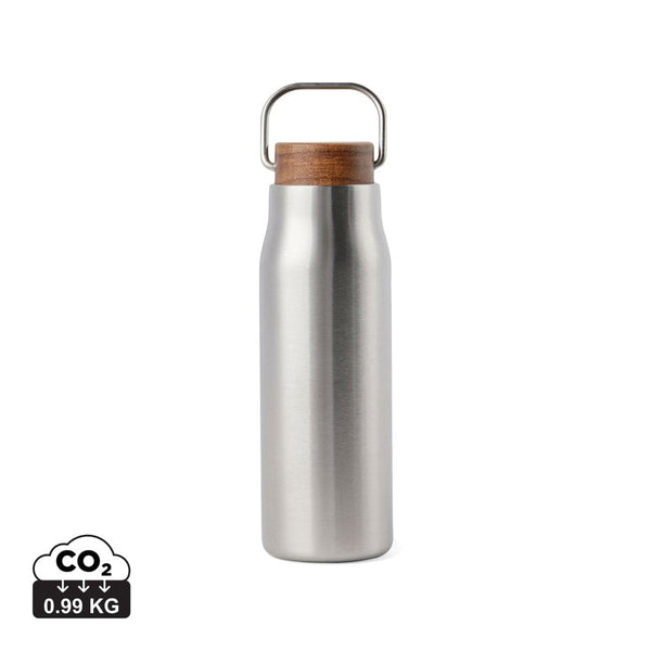 Bottiglia termica VINGA Ciro in Acciaio RCS 300 ml color argento - personalizzabile con logo