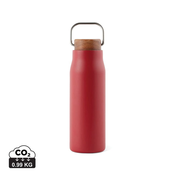 Bottiglia termica VINGA Ciro in Acciaio RCS 300 ml rosso - personalizzabile con logo