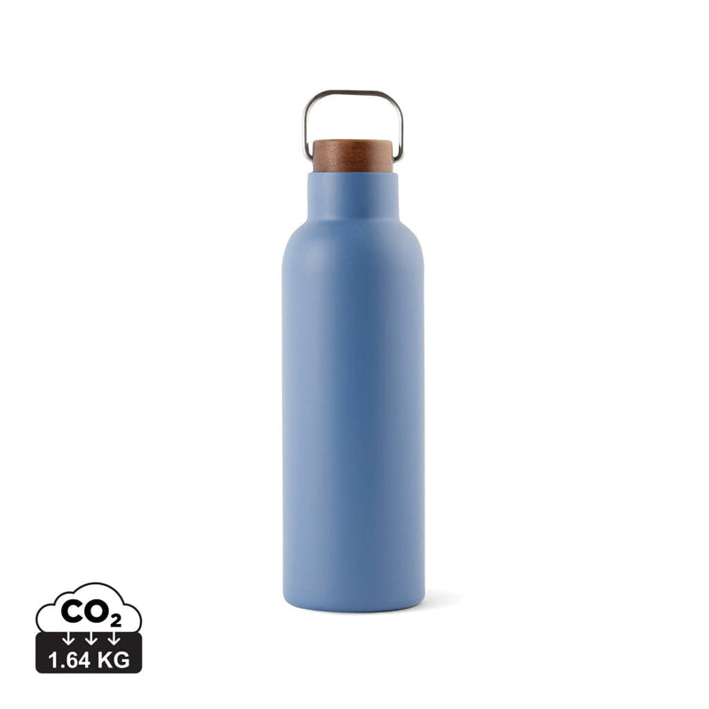 Bottiglia termica VINGA Ciro in Acciaio RCS 800 ml blu - personalizzabile con logo