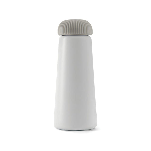 Bottiglia termica VINGA Erie in acciaio riciclato RCS 450 ml bianco - personalizzabile con logo