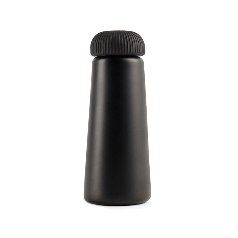 Bottiglia termica VINGA Erie in acciaio riciclato RCS 450 ml nero - personalizzabile con logo