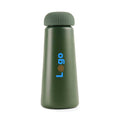 Bottiglia termica VINGA Erie in acciaio riciclato RCS 450 ml verde - personalizzabile con logo