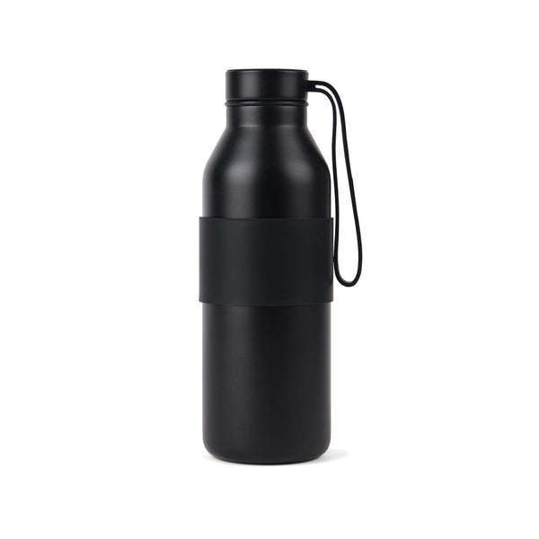 Bottiglia termica VINGA Niro in rAcciaio RCS 500ML nero - personalizzabile con logo