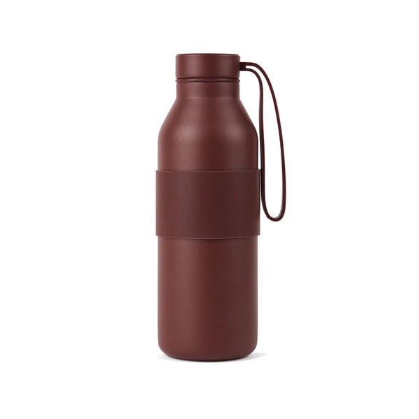 Bottiglia termica VINGA Niro in rAcciaio RCS 500ML rosso - personalizzabile con logo