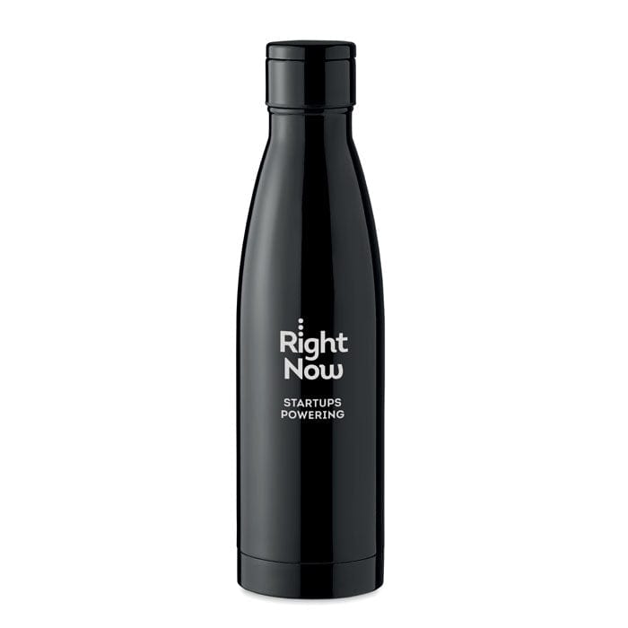 Bottiglia termometrica. 500 ml Nero - personalizzabile con logo