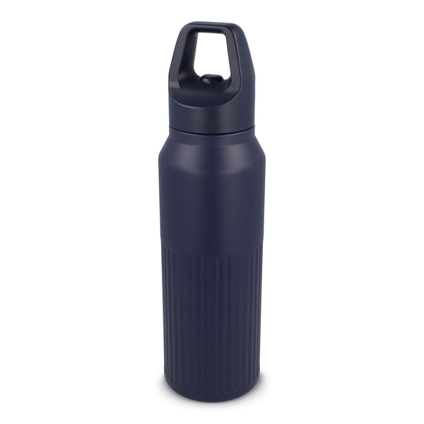 Bottiglia Thermo Easy-Click da 500 ml blu navy - personalizzabile con logo