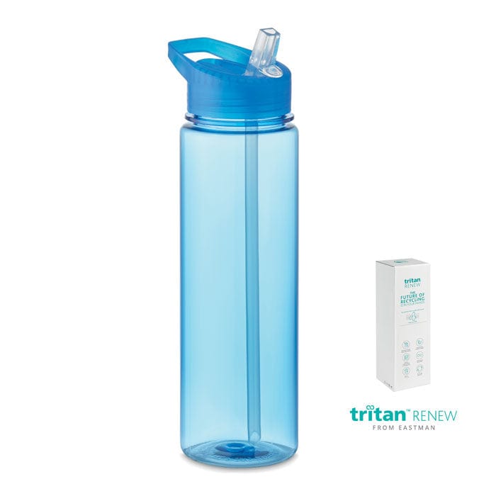 Bottiglia Tritan Renew™ 650 ml blu - personalizzabile con logo