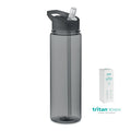 Bottiglia Tritan Renew™ 650 ml grigio - personalizzabile con logo