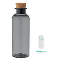 Bottiglia Tritan riciclato Renew™ 500ml Grigio Trasparente - personalizzabile con logo