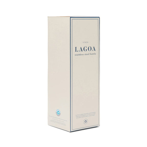Bottiglia VINGA Lagoa in rAcciaio RCS 600ml - personalizzabile con logo