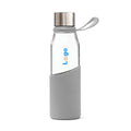 Bottiglia VINGA Lean Glass grigio - personalizzabile con logo