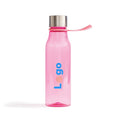 Bottiglia VINGA Lean Tritan rosa - personalizzabile con logo