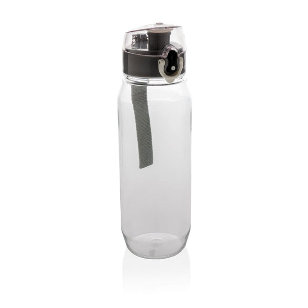 Bottiglia XL da 800 ml in Triran trasparente - personalizzabile con logo