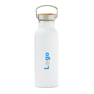 Bottilgia termica VINGA Miles 500ml bianco - personalizzabile con logo