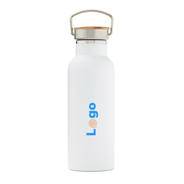 Bottilgia termica VINGA Miles 500ml bianco - personalizzabile con logo
