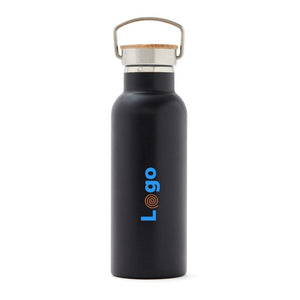 Bottilgia termica VINGA Miles 500ml nero - personalizzabile con logo