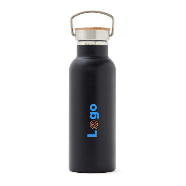 Bottilgia termica VINGA Miles 500ml nero - personalizzabile con logo