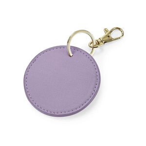 Boutique Circular Key Clip viola - personalizzabile con logo
