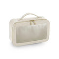 Boutique Clear Window Travel Case beige - personalizzabile con logo