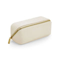 Boutique Open Flat Mini Accessory Case beige - personalizzabile con logo