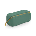 Boutique Open Flat Mini Accessory Case verde - personalizzabile con logo
