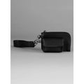 Boutique Pouch Wristlet nero - personalizzabile con logo