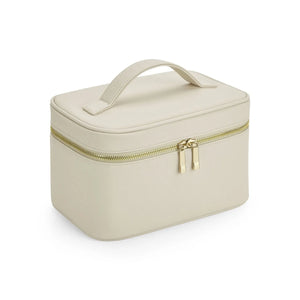 Boutique Vanity Case beige - personalizzabile con logo