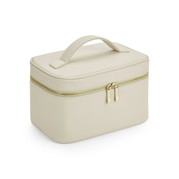 Boutique Vanity Case beige - personalizzabile con logo