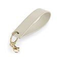 Boutique Wristlet Keyring beige - personalizzabile con logo