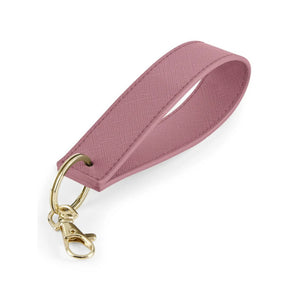 Boutique Wristlet Keyring rosa - personalizzabile con logo
