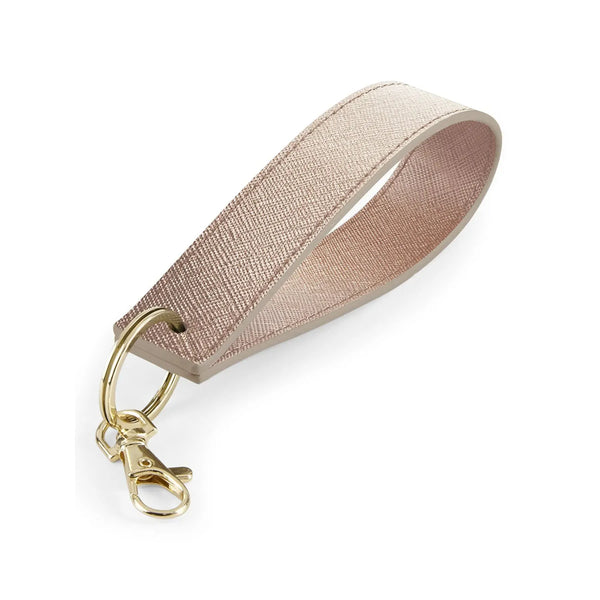 Boutique Wristlet Keyring rose gold - personalizzabile con logo