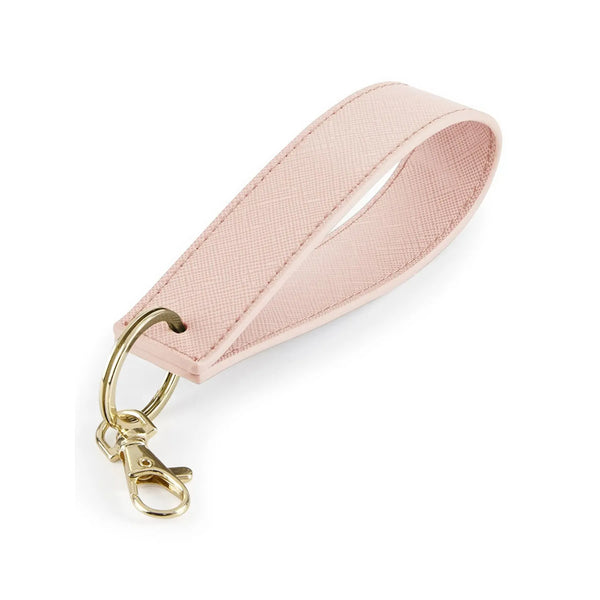 Boutique Wristlet Keyring soft pink - personalizzabile con logo