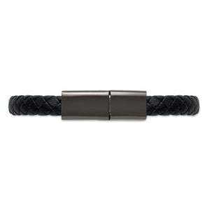 Bracciale con cavetto tipo-C Nero - personalizzabile con logo