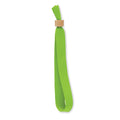 Bracciale in poliestere RPET verde calce - personalizzabile con logo