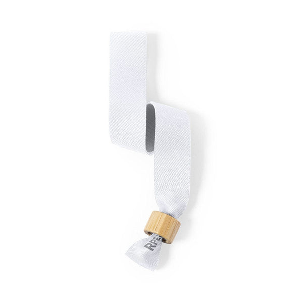 Braccialetto Broch bianco - personalizzabile con logo
