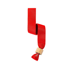 Braccialetto Broch rosso - personalizzabile con logo