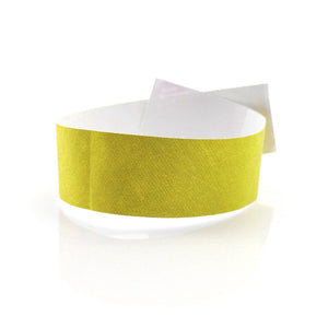 Braccialetto Events Giallo - personalizzabile con logo