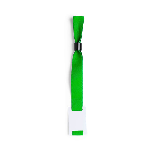 Braccialetto Festak verde - personalizzabile con logo